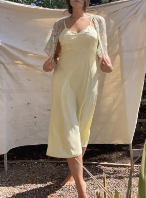 1940s Deadstock Rayon Slip Dress