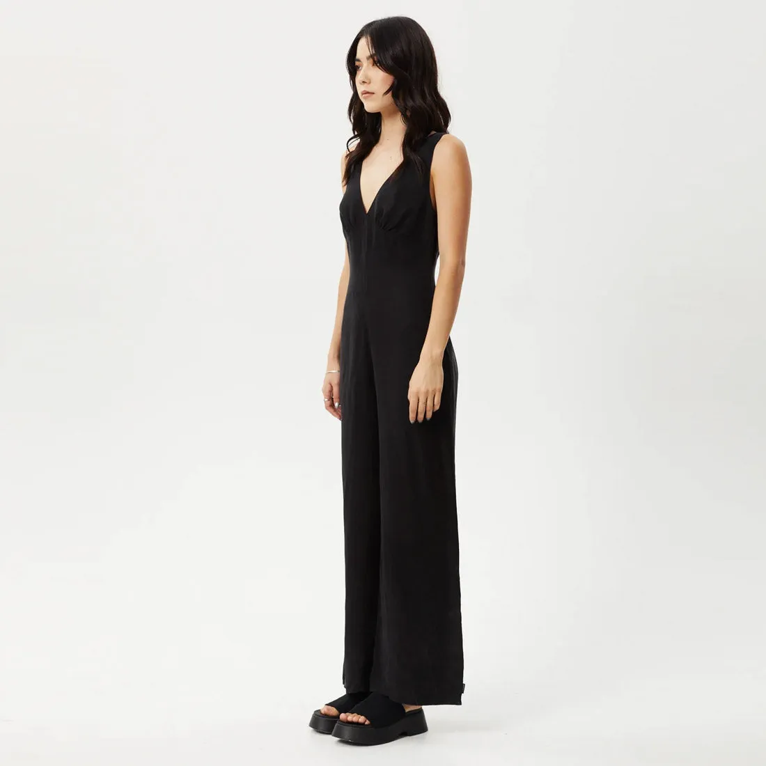 AFENDS Women's Grace Cupro Jumpsuit - Black
