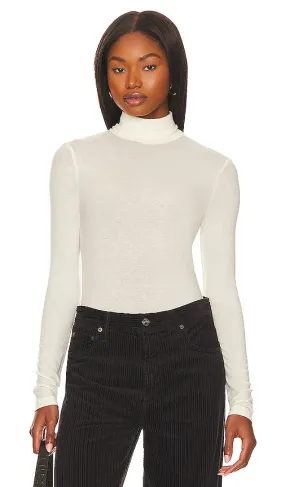 AGOLDE Pascale Turtleneck in Cream
