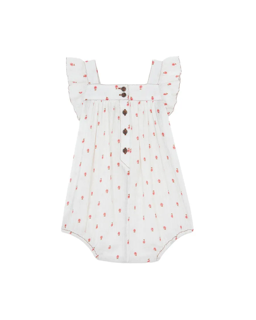 Alix Print Jumpsuit - Ecru Bonton