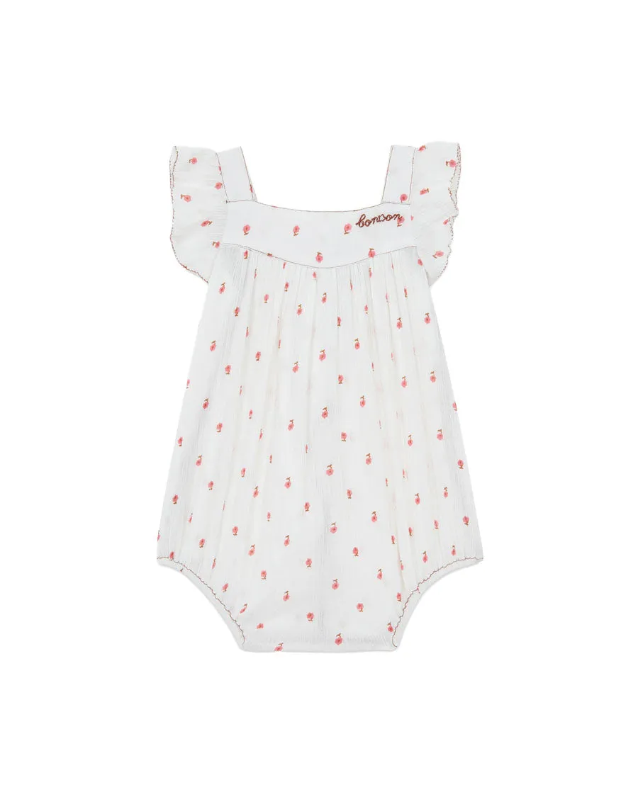 Alix Print Jumpsuit - Ecru Bonton