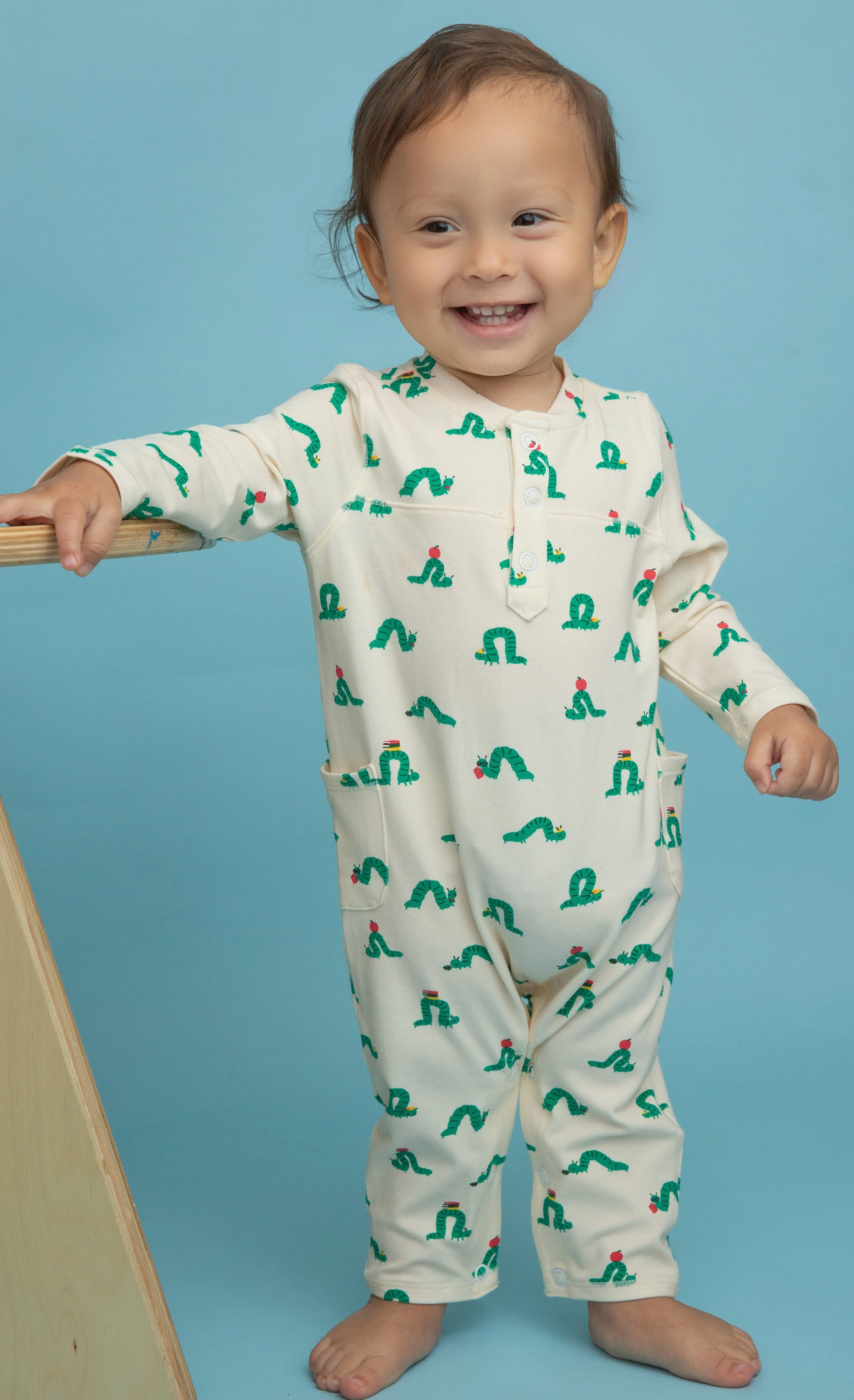 Angel Dear Inchworm Bamboo Romper