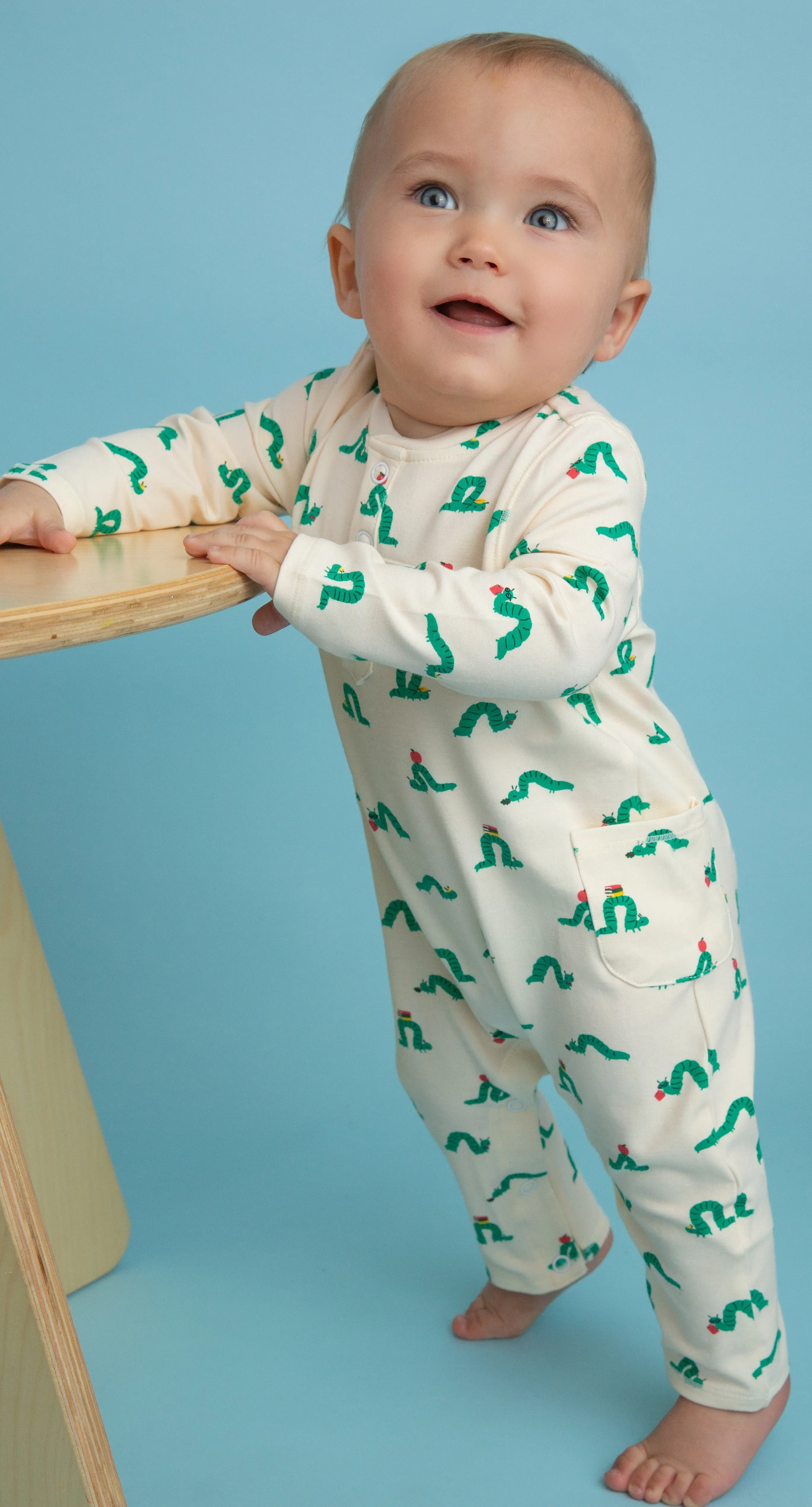 Angel Dear Inchworm Bamboo Romper