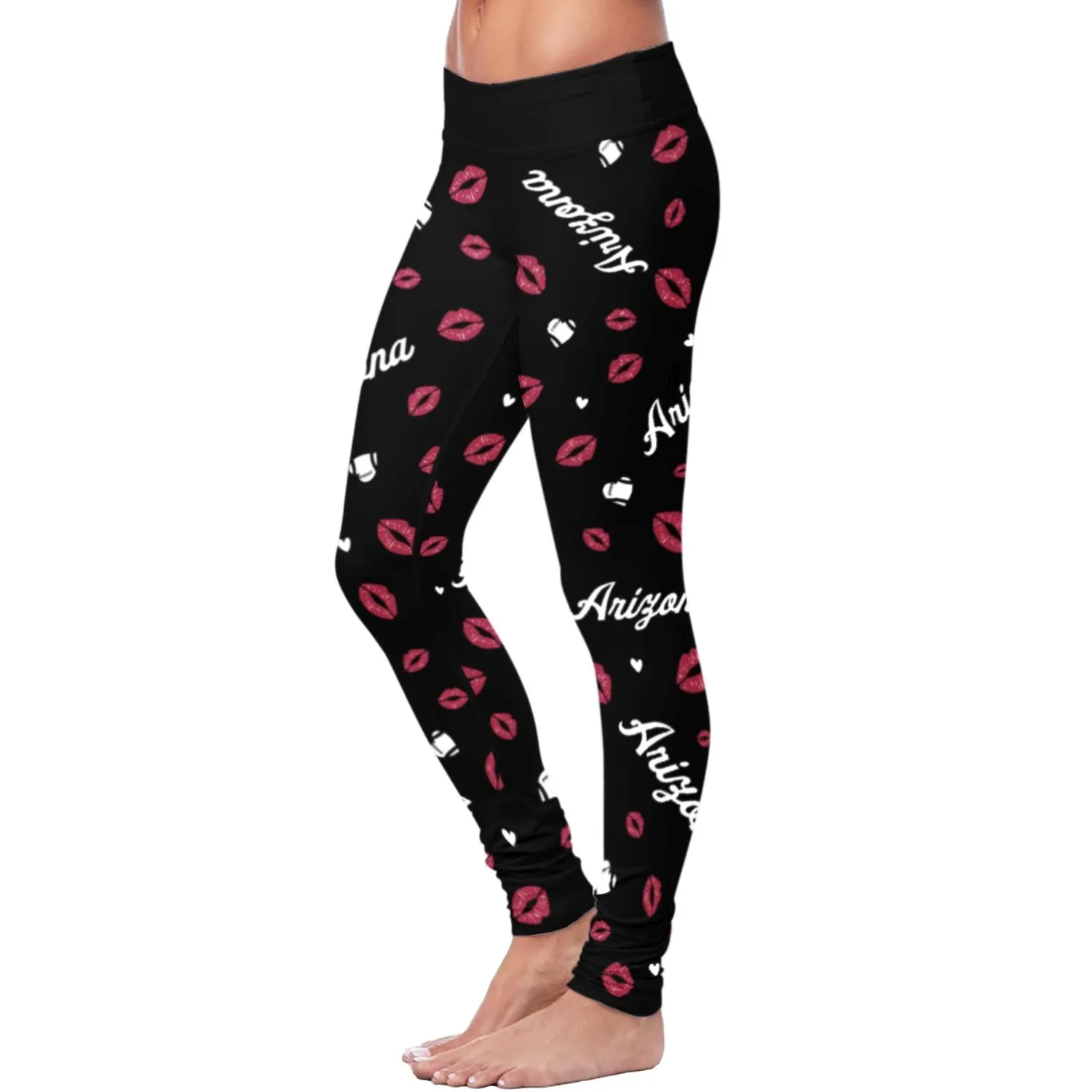 Arizona Lovin Kisses Football Leggings