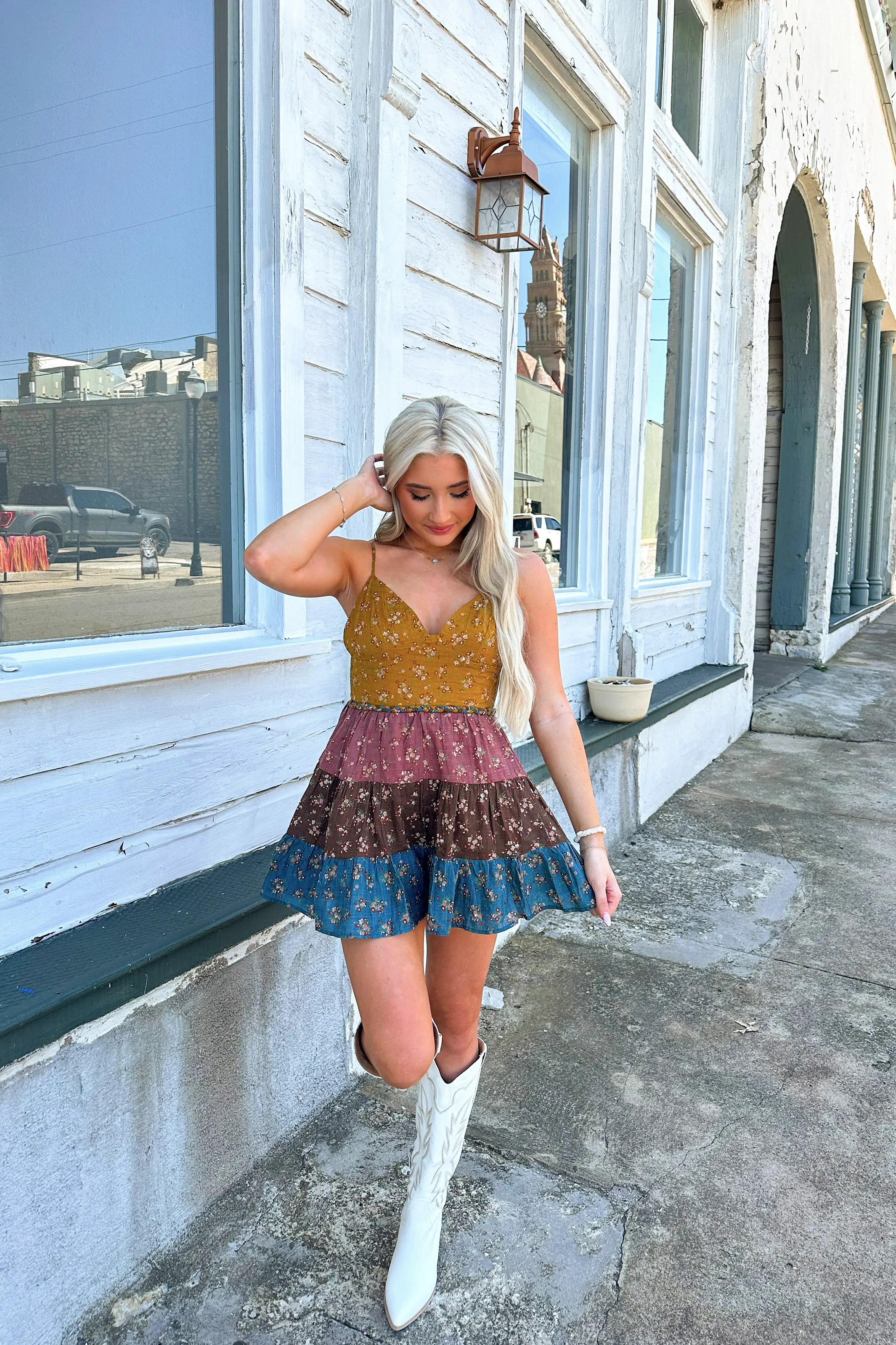 Autumn Tie Back Romper