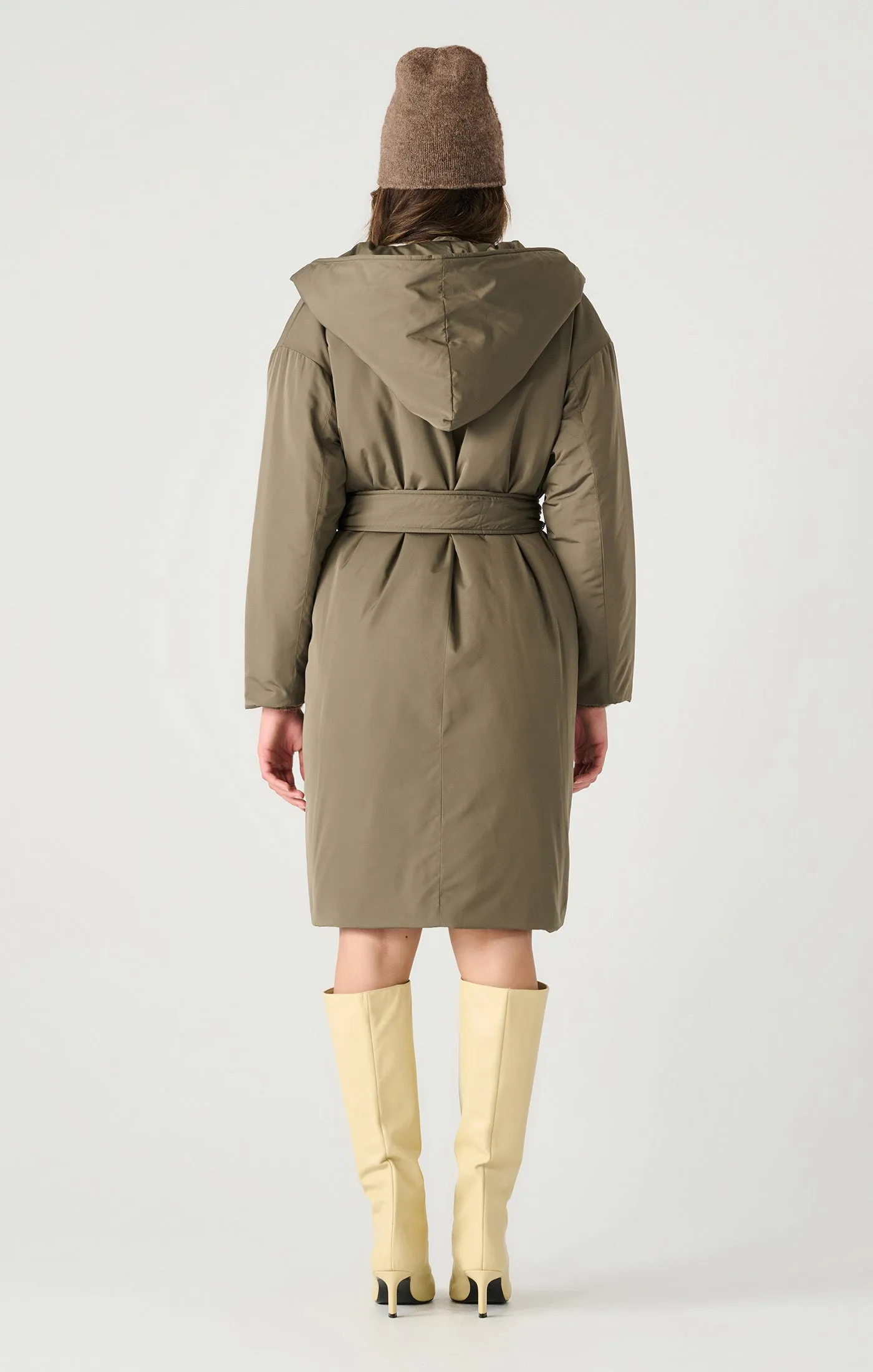 Bella Puffer Trench Coat