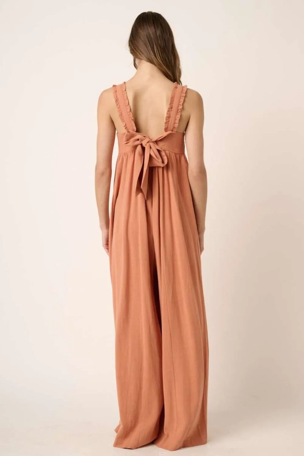Blue Zone Planet |  Mittoshop Sleeveless Wide Leg Jumpsuit