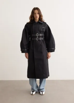Bonded Cotton Trench Coat
