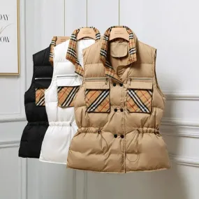 Burbeny Vest Puffer Jacket