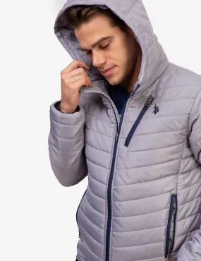 CHEVRON PUFFER JACKET
