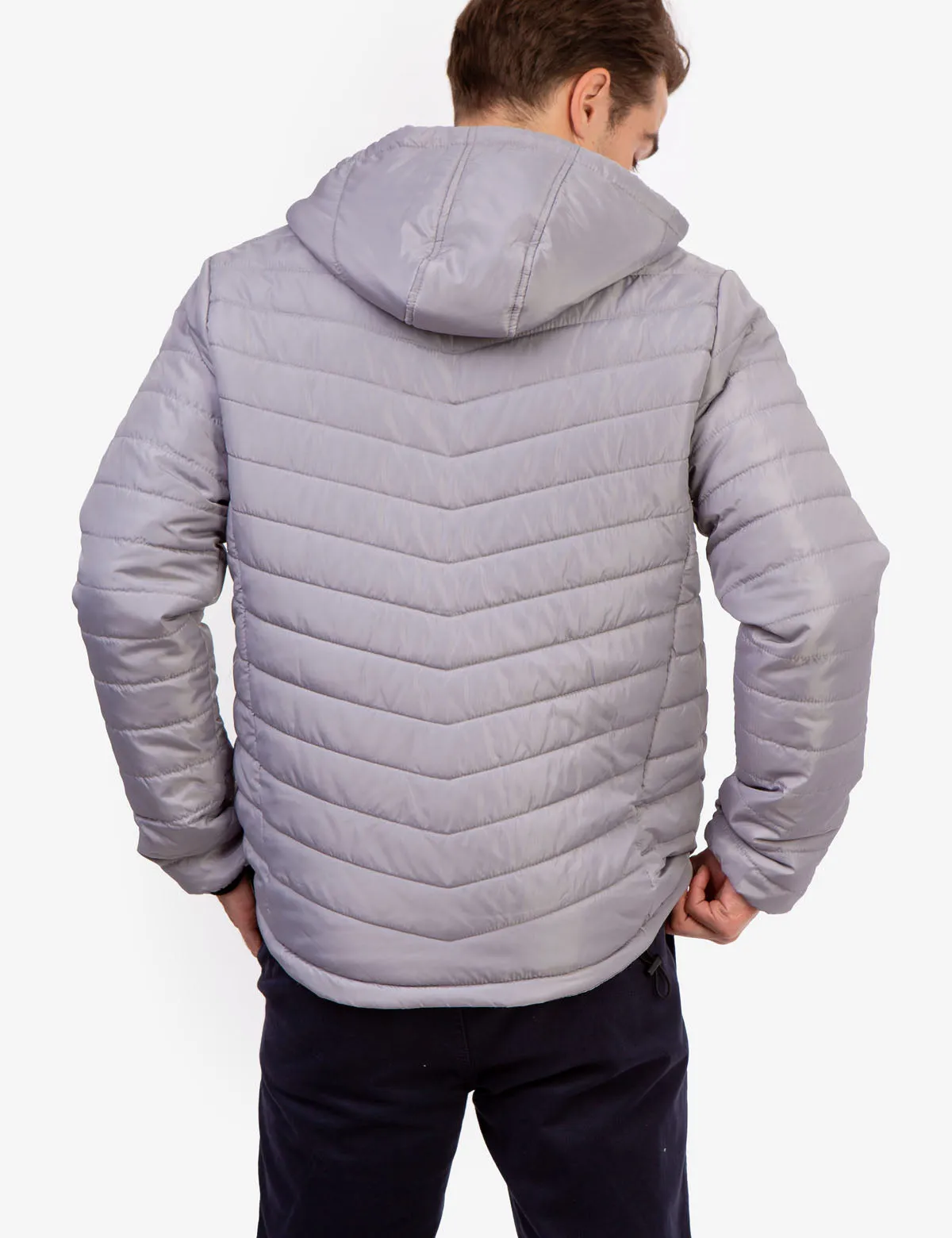 CHEVRON PUFFER JACKET