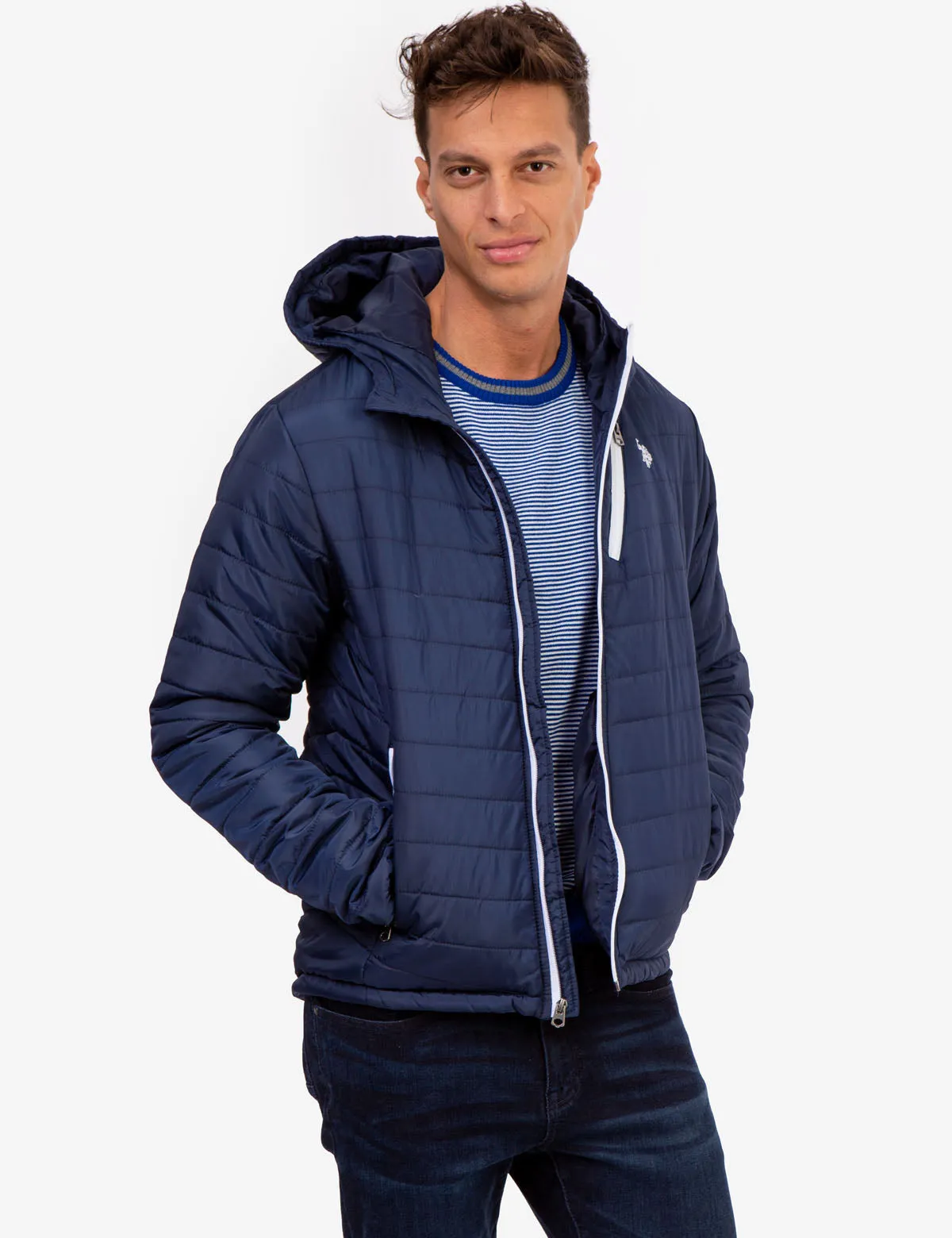 CHEVRON PUFFER JACKET