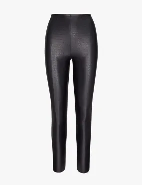 Commando Faux Leather Animal Legging - Croc