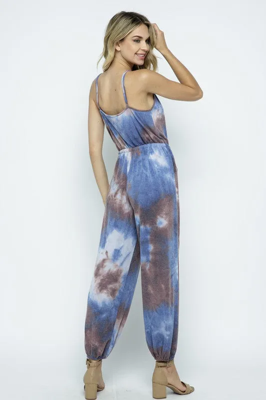 Cotton Candy Blue Jumpsuit