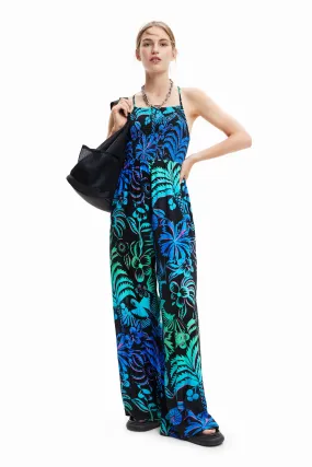 Desigual Jumpsuit Tropi Blue Tropical Jumpsuit 23SWMW24