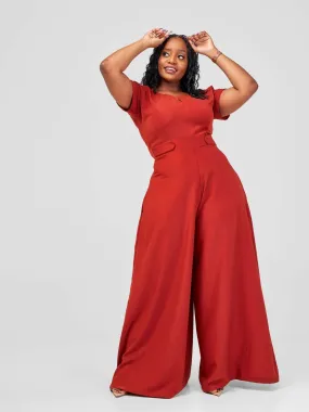 Dhana Jumpsuit - Rust