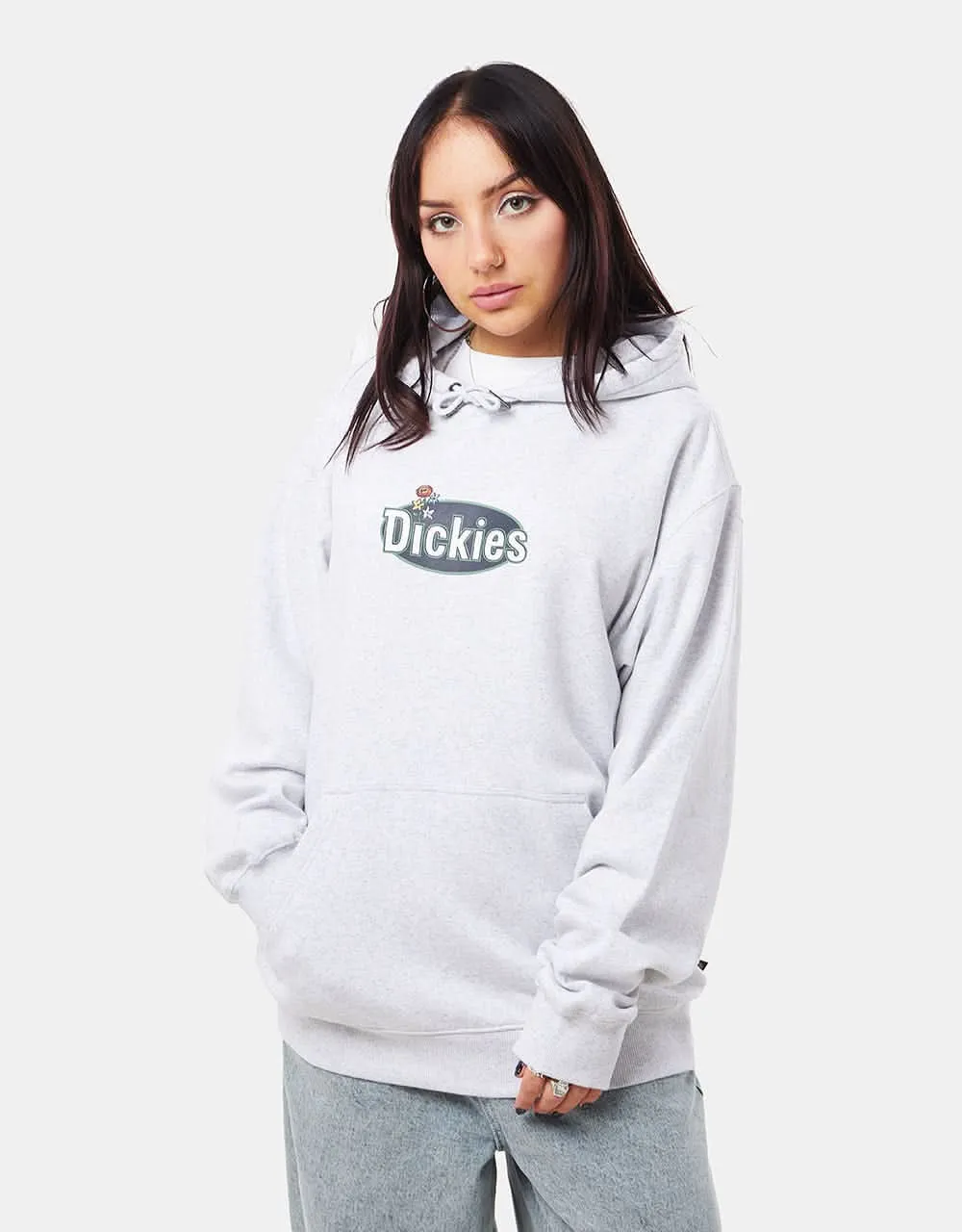 Dickies x Tom Knox Graphic Fleece Pullover Hoodie - Ash Gray