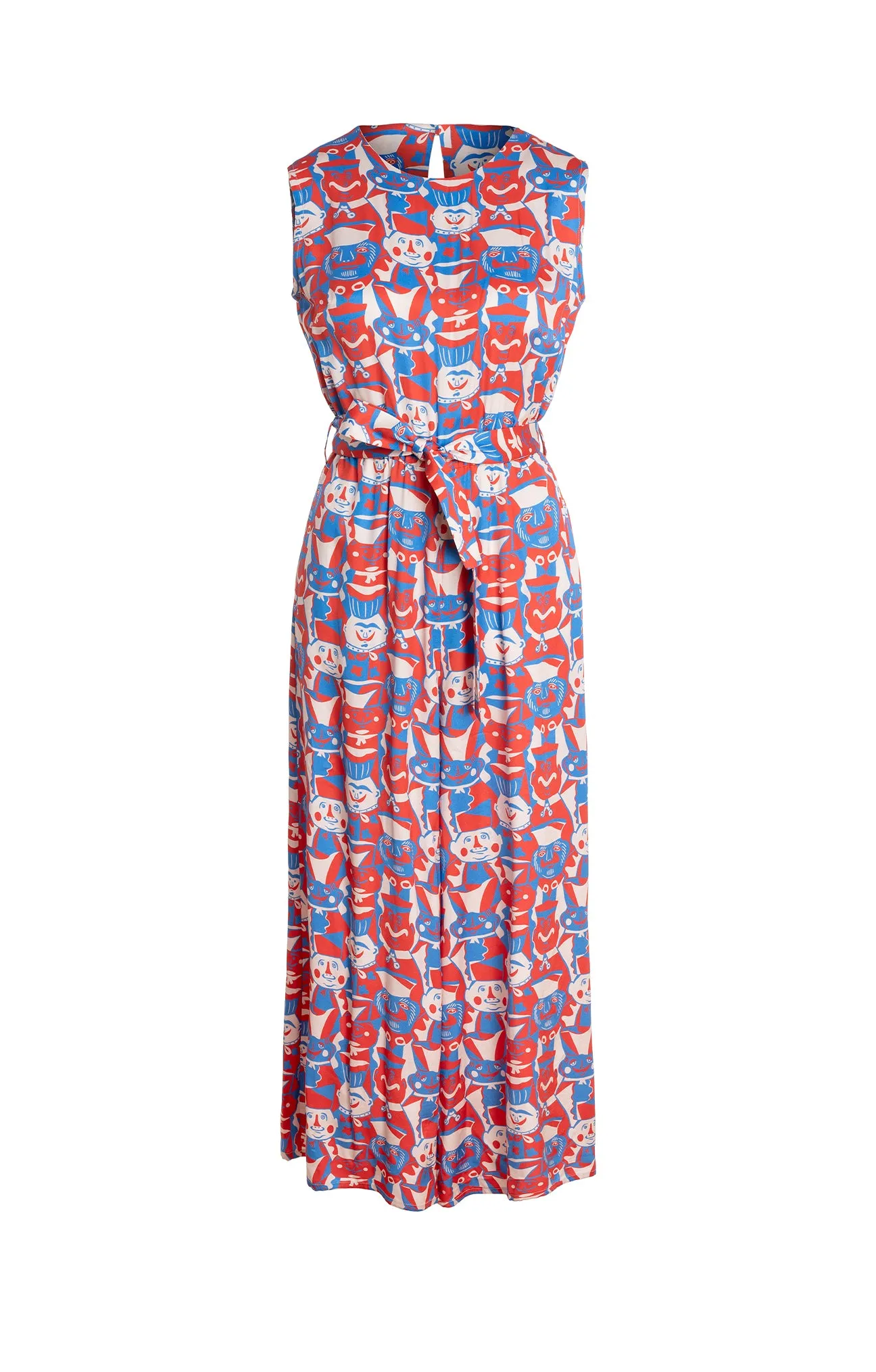 FAZEKAS sleeveless jumpsuit 'Miska Faces'