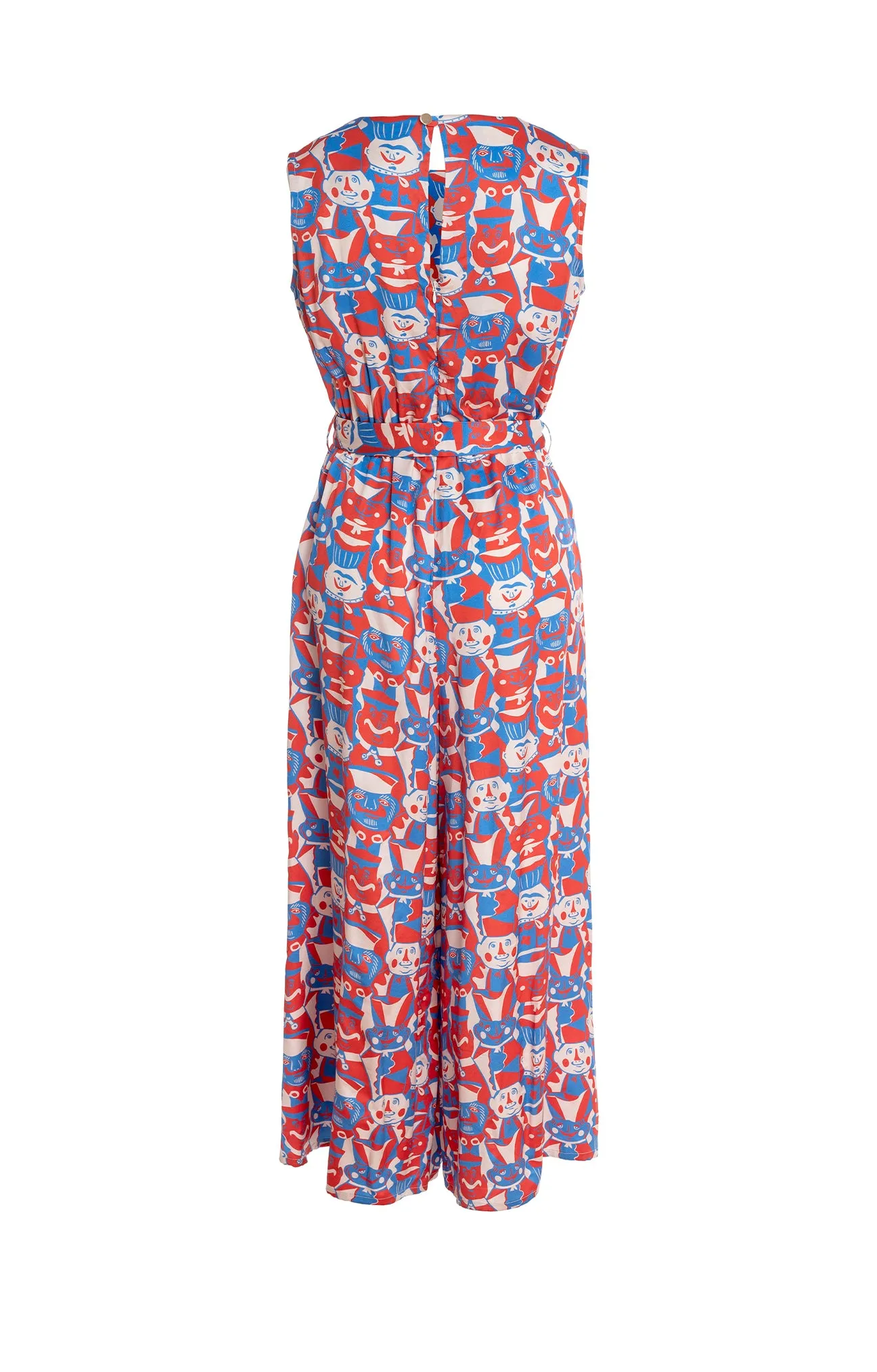 FAZEKAS sleeveless jumpsuit 'Miska Faces'