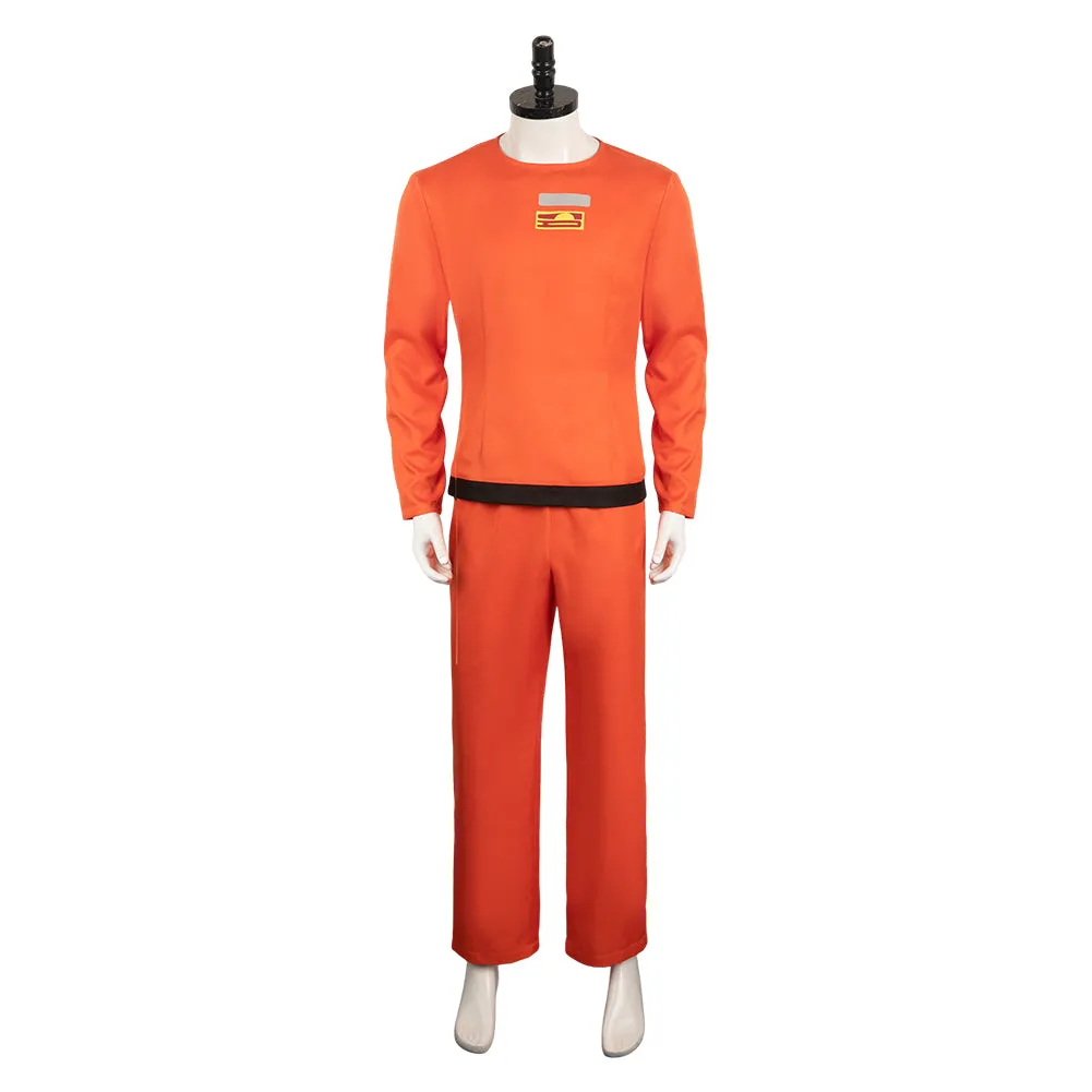 Game Lethal Company Orange Outfit Cosplay Costume Outfits Halloween Carnival Suit