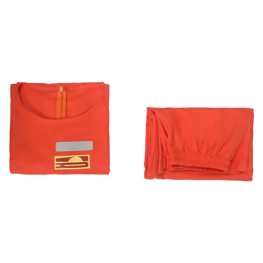 Game Lethal Company Orange Outfit Cosplay Costume Outfits Halloween Carnival Suit