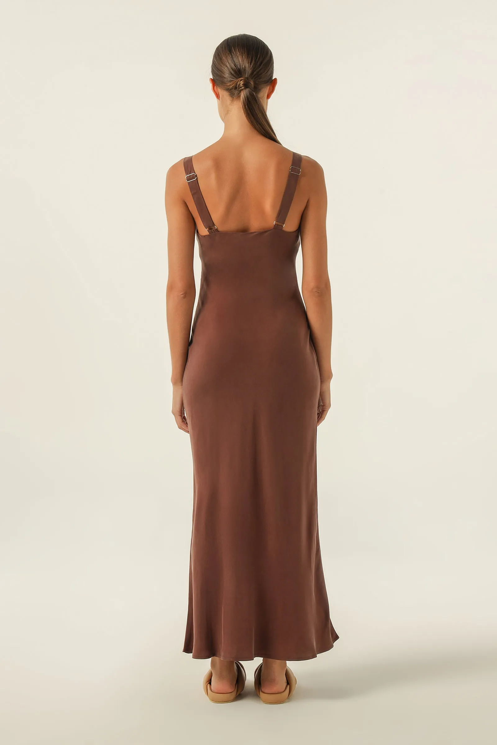 HARLOW CUPRO SLIP DRESS