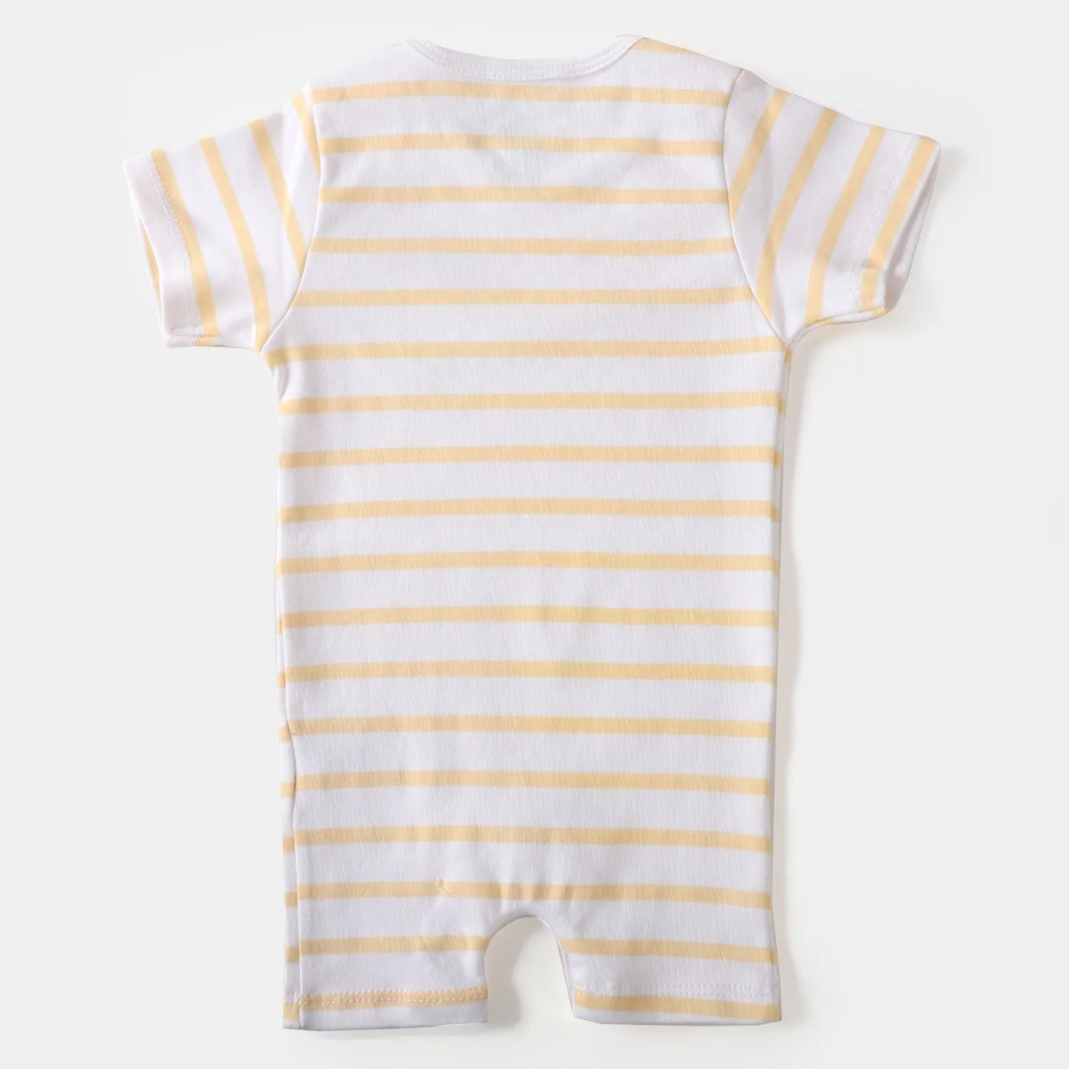 Infant Boys Knitted Romper Little King - White