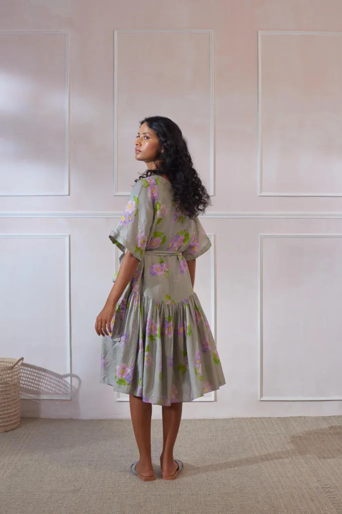 Jarul Silk Midi Dress