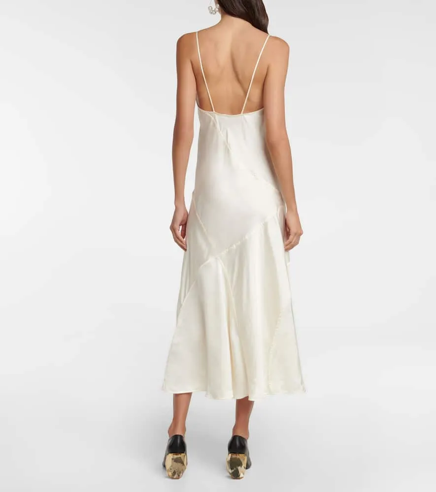 Jil Sander Satin slip dress