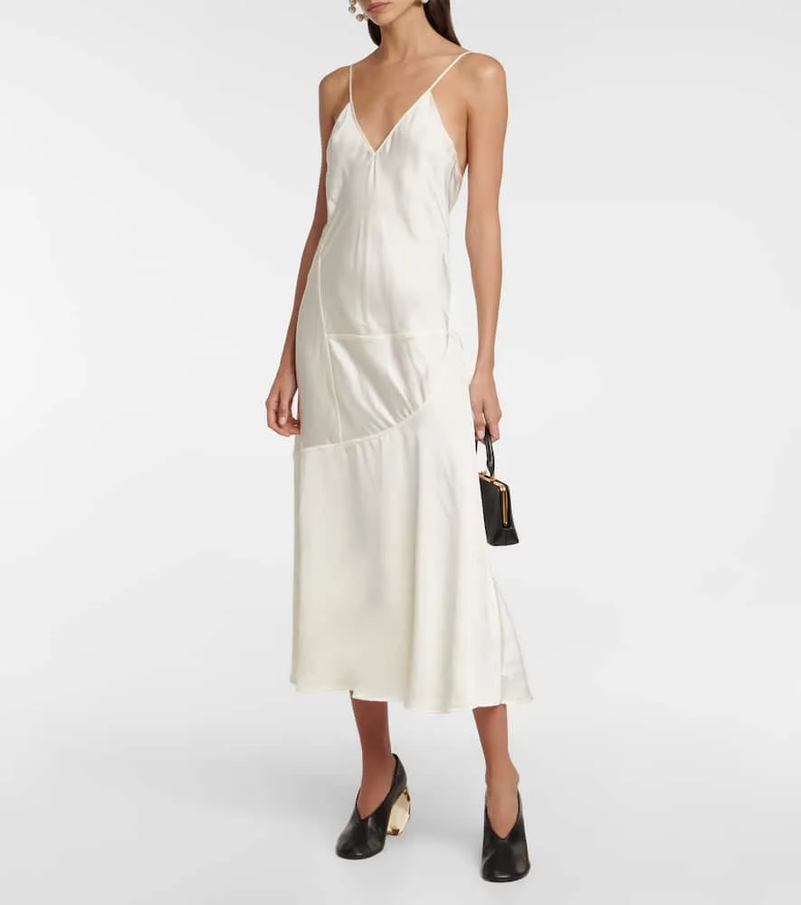 Jil Sander Satin slip dress