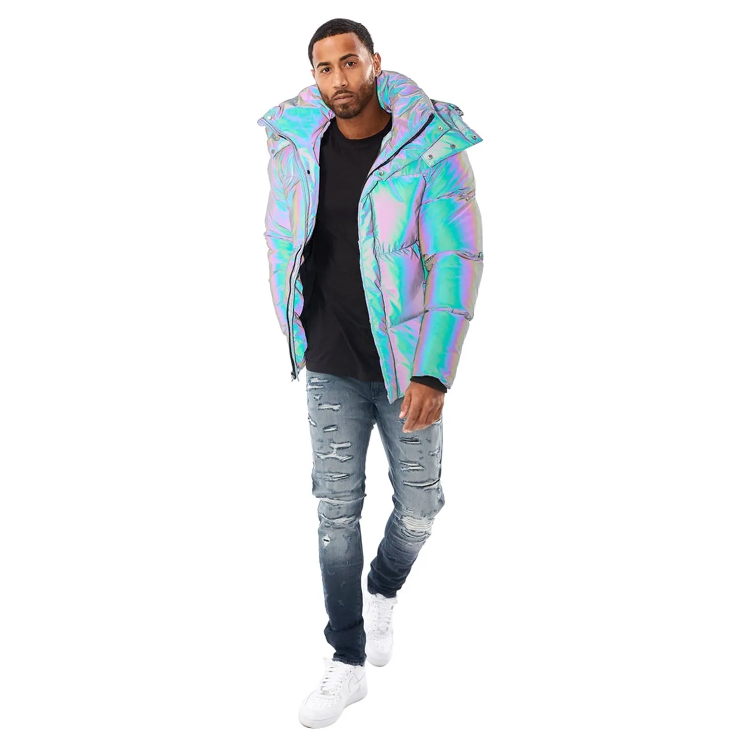 Jordan Craig Toronto Metallic Men's Bubble Jacket Iridescent