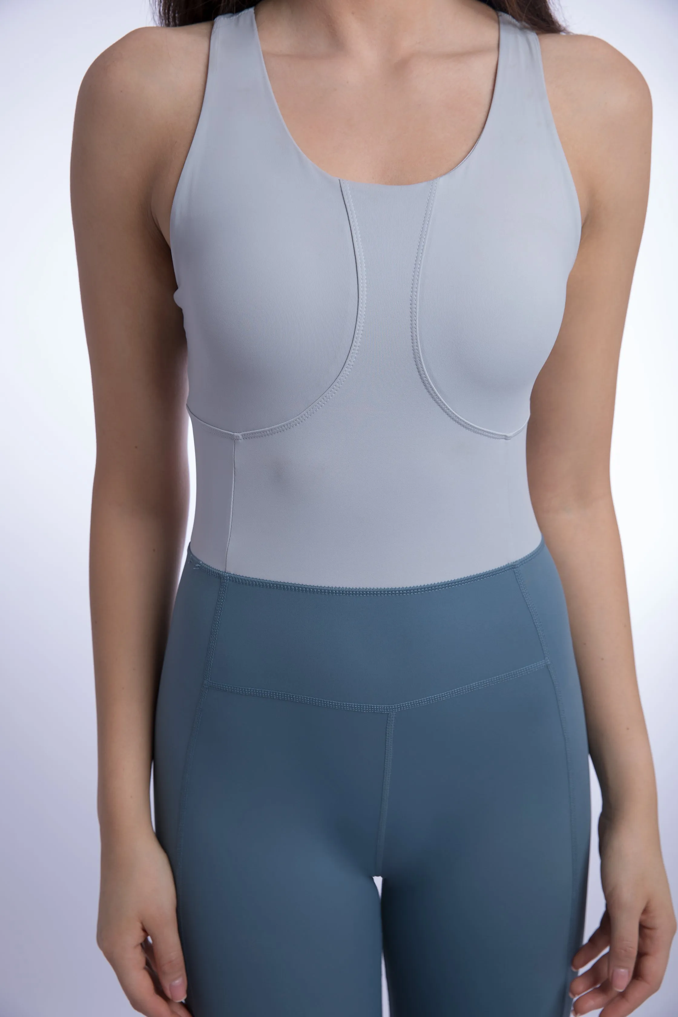 Juliana Fitness Jumpsuit with Body Shaping Compression