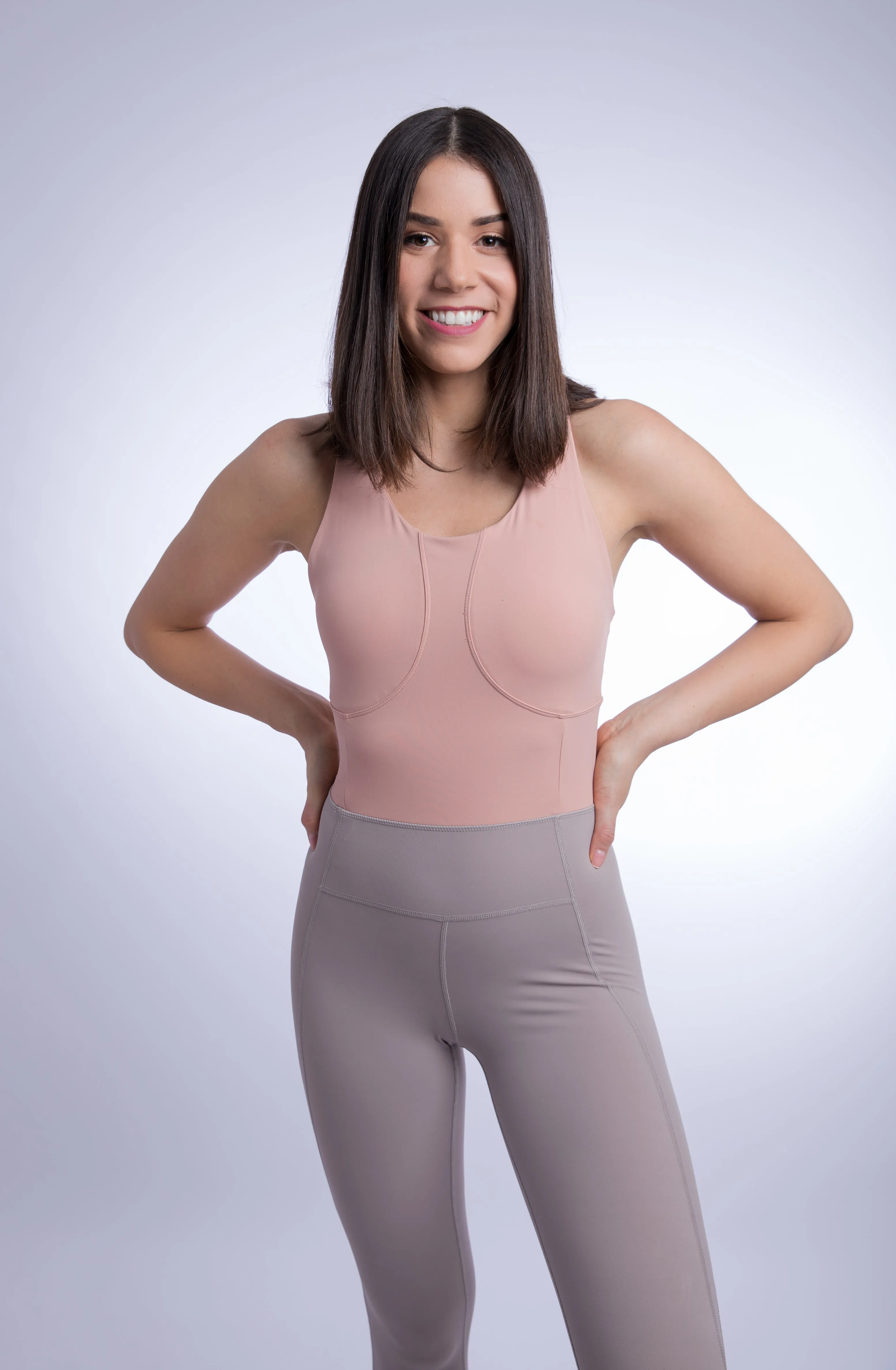 Juliana Fitness Jumpsuit with Body Shaping Compression