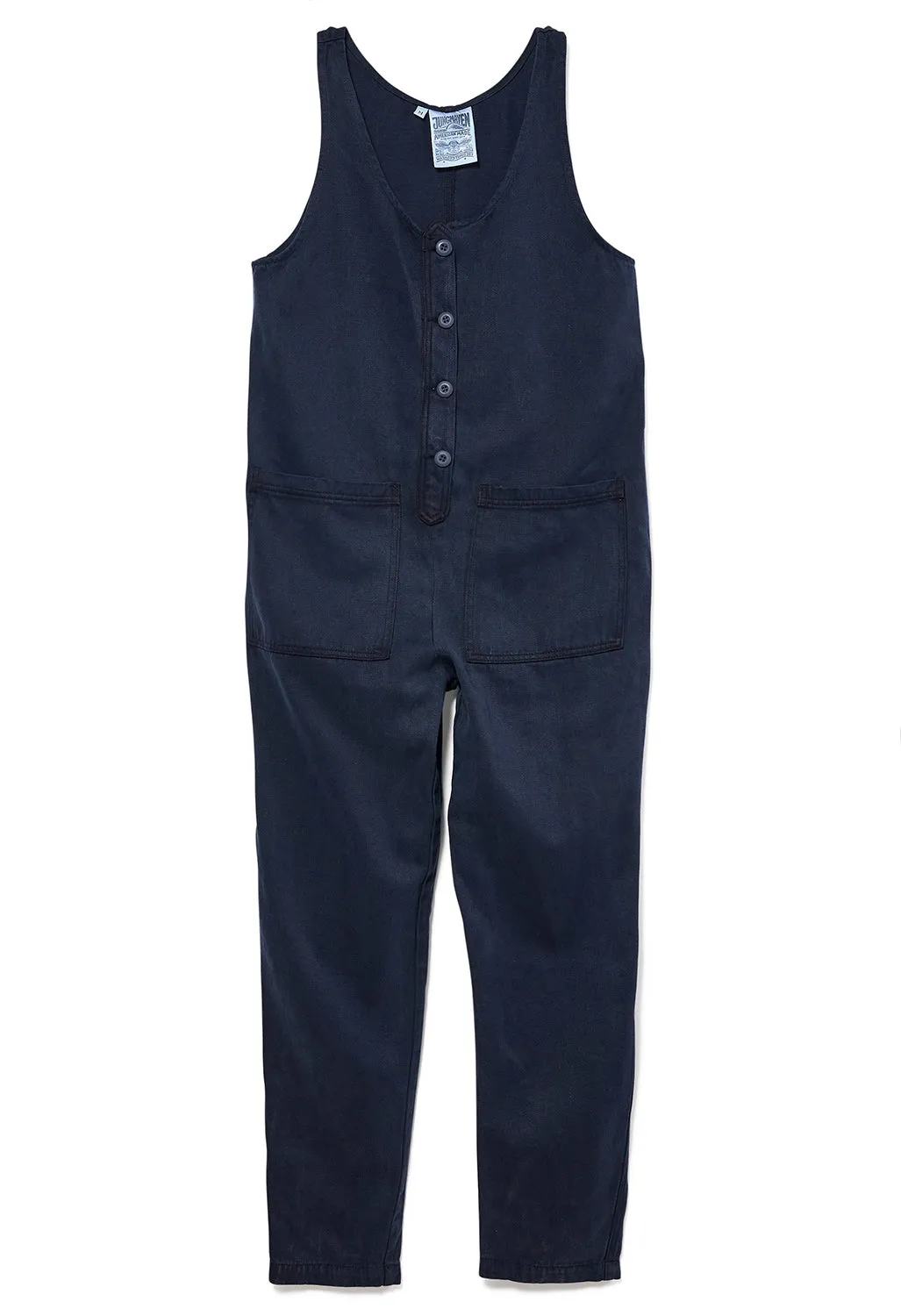 Jungmaven Women's Button Front Jumper - Navy
