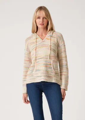 Knitted Long Sleeve Space Dye Hoodie