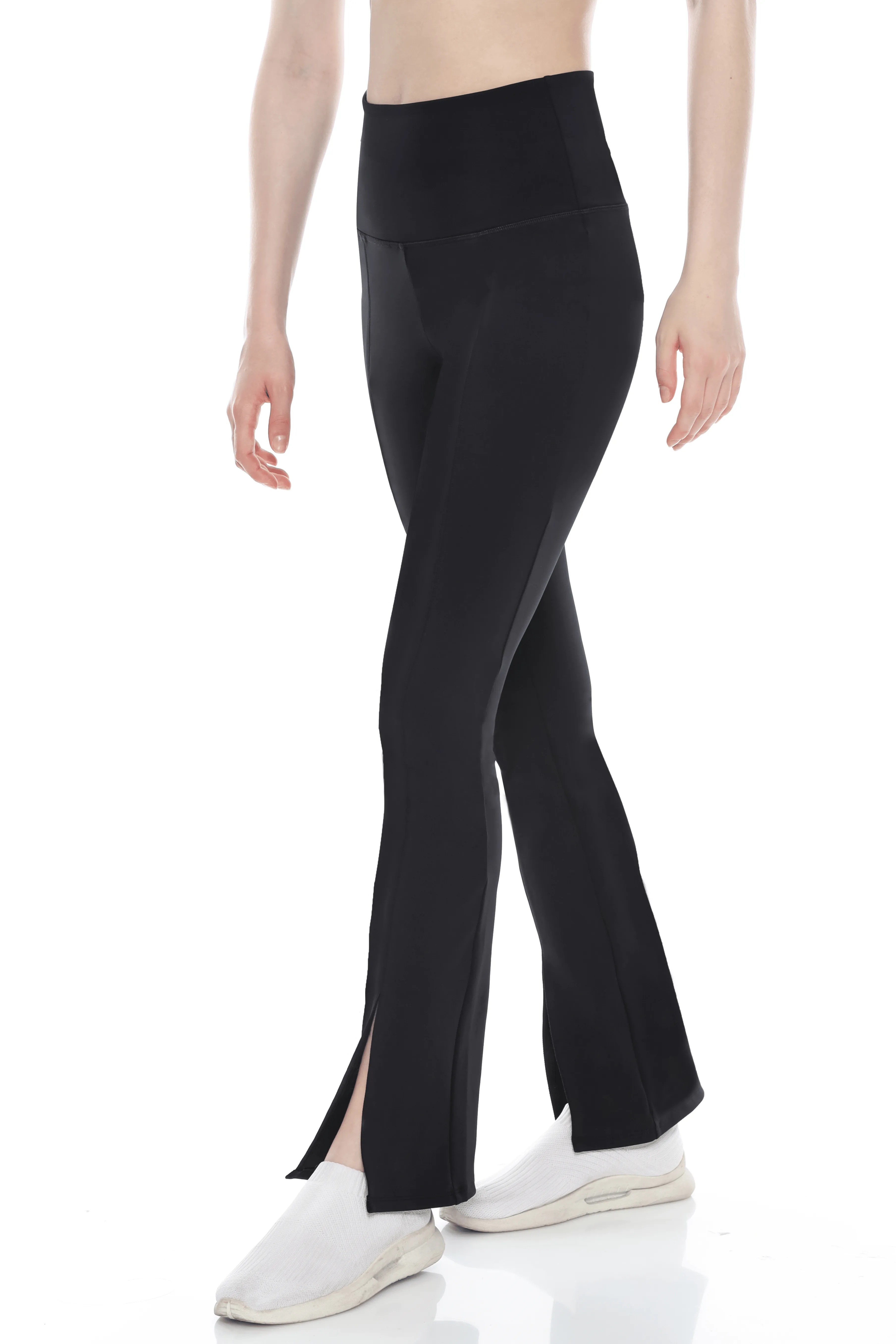 LAICA x Tiffany HIGH WAIST SPLIT LEGGINGS - BLACK