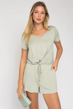 Light Green One Piece Romper Outfit