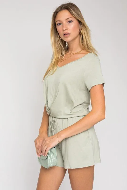Light Green One Piece Romper Outfit