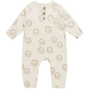 Long Sleeve Pocket Jumpsuit in Lions by Quincy Mae