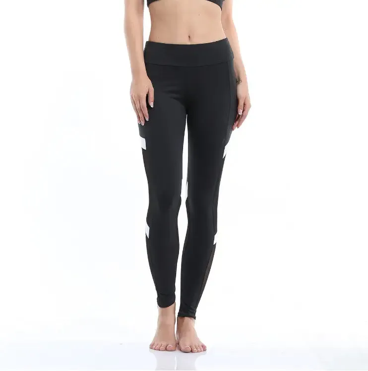 Mesh High Waist Yoga Leggings
