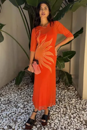 Never Fully Dressed Sol Izzy Dress Orange