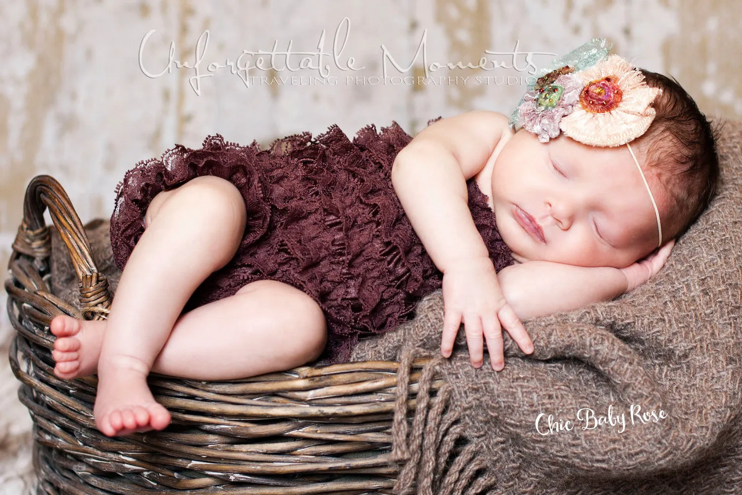 Newborn Lace Petti Romper