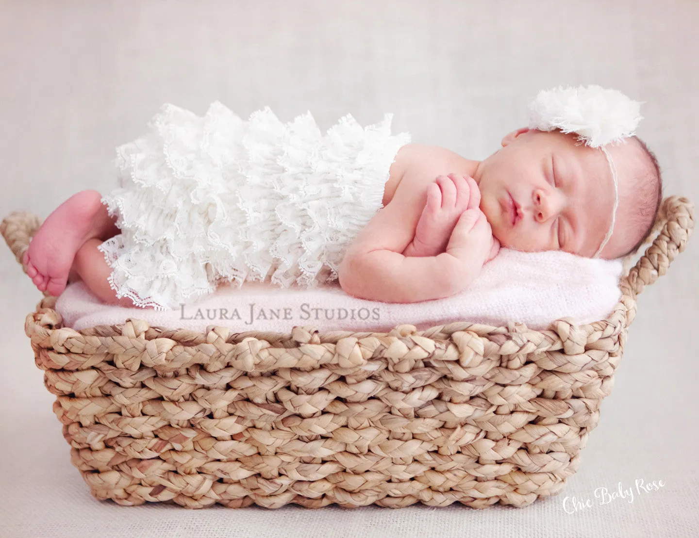 Newborn Lace Petti Romper