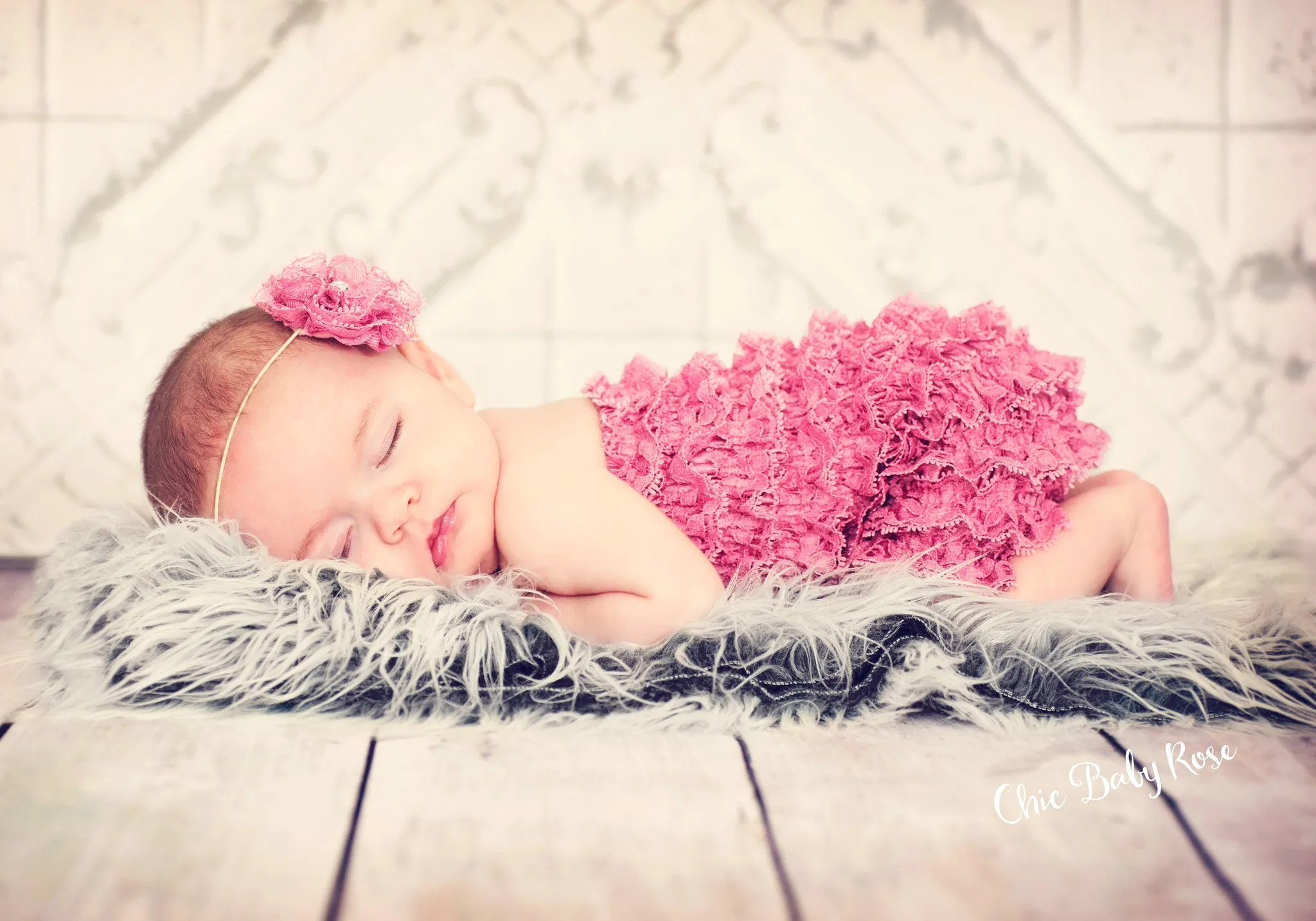 Newborn Lace Petti Romper
