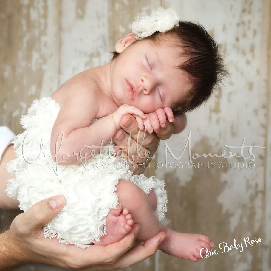 Newborn Lace Petti Romper