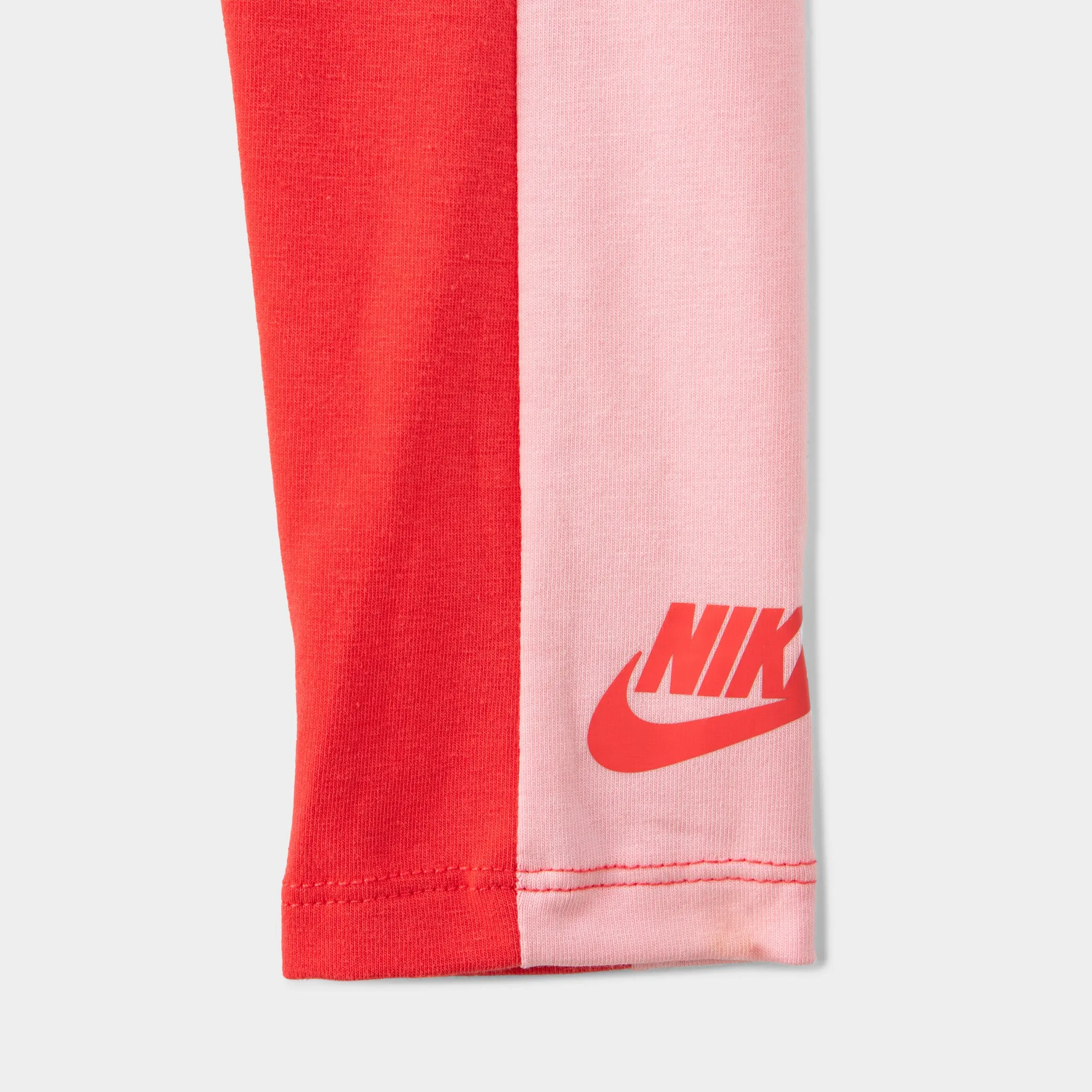 Nike Child Girls' Colourblock Crewneck Set Pink / White