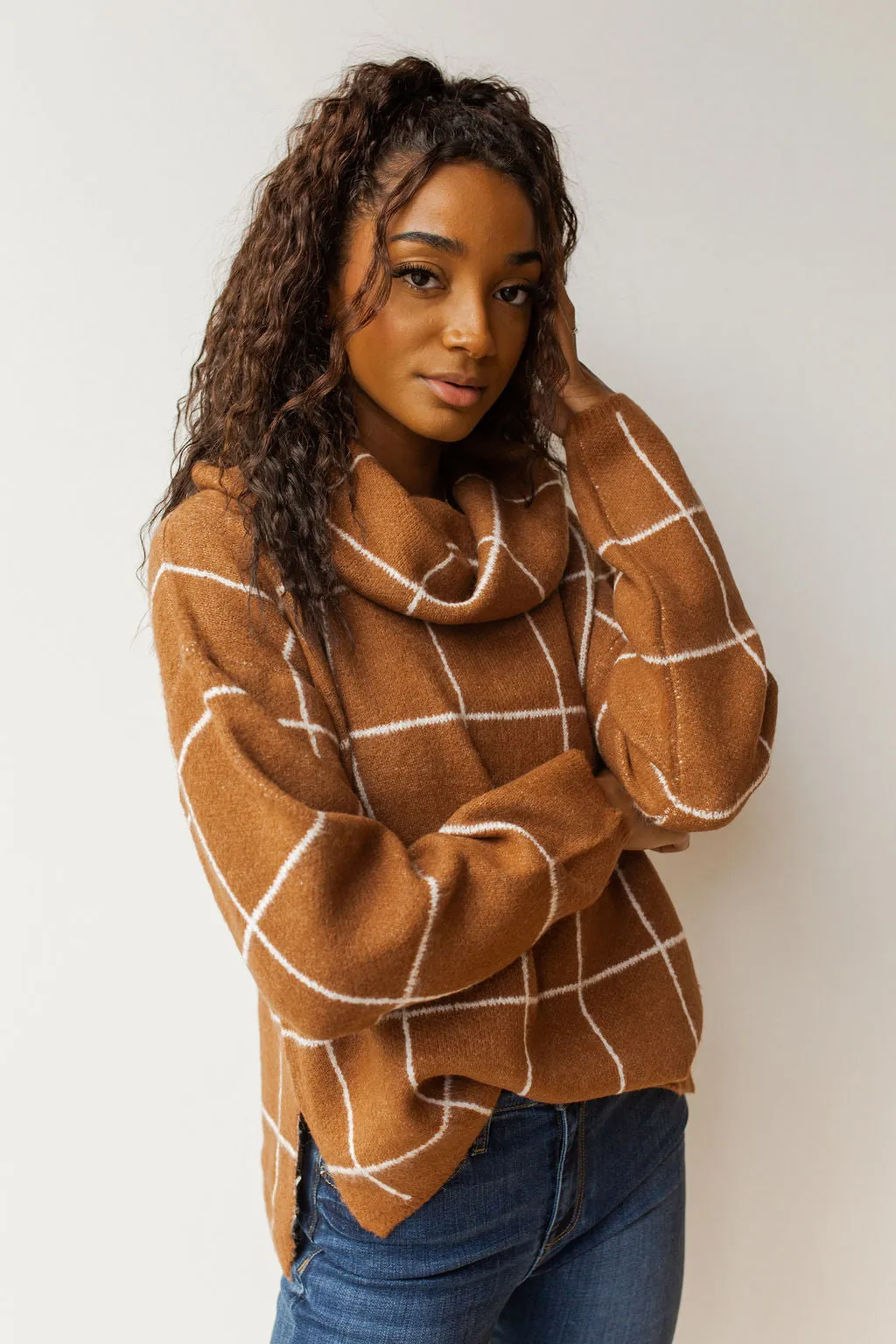off the grid turtleneck sweater