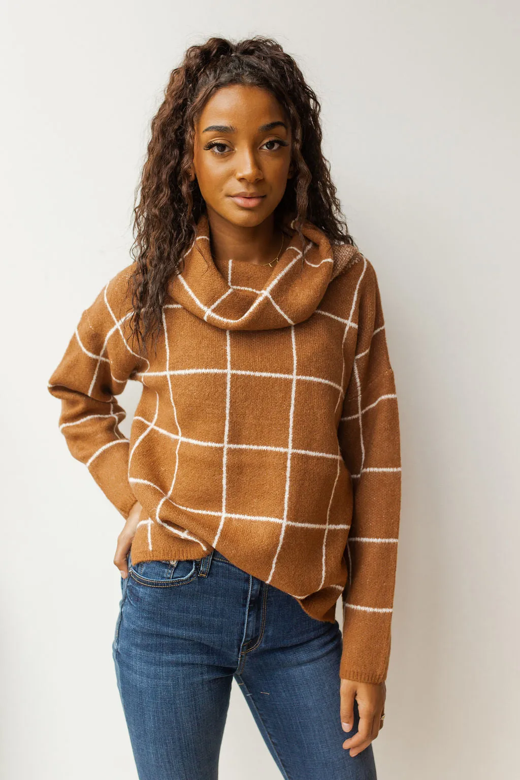off the grid turtleneck sweater