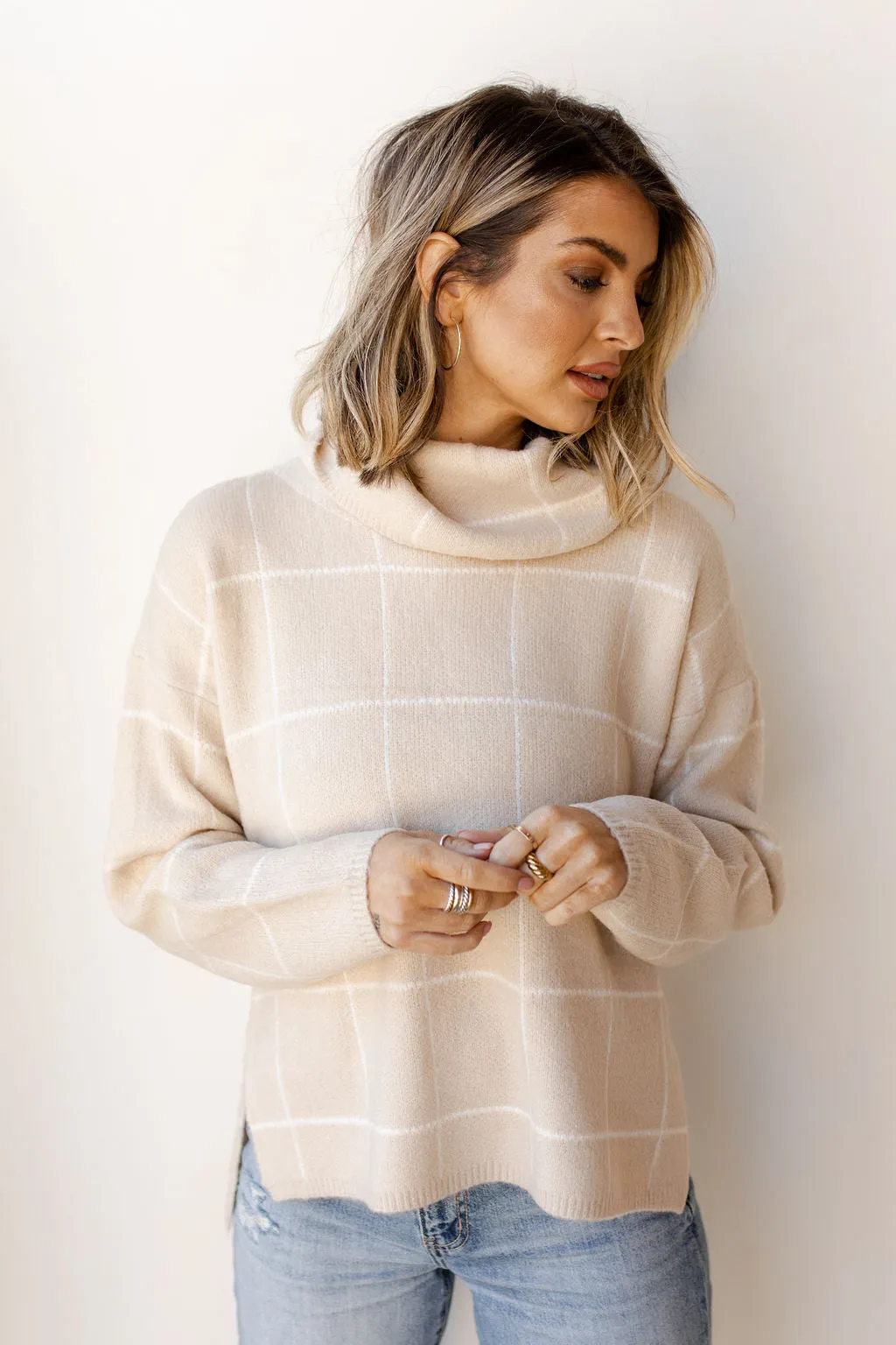 off the grid turtleneck sweater