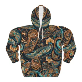 Paisley Aop Unisex Pullover Hoodie Bold Style Upgrade